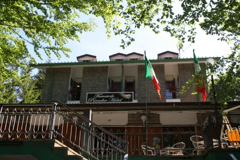Representative exterior or arrival view for Fumaiolo Paradise Hotel.