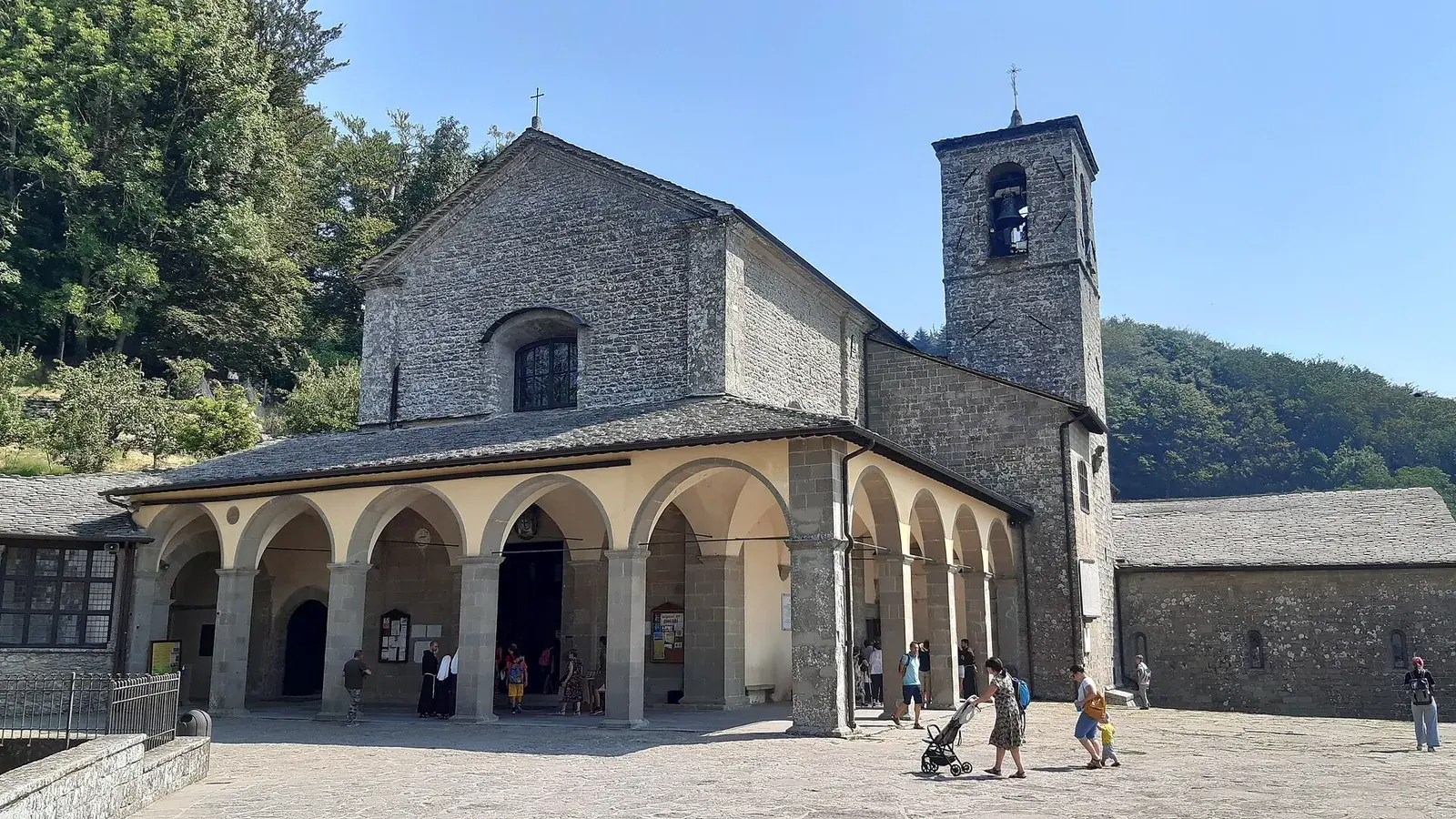Representative view of Santuario della Verna, Italy.